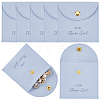 10Pcs Velvet Pouches with Snap Button ABAG-SP0001-42D-1