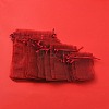 30Pcs 4 Styles Rectangle Organza Bags Jewellery Storage Pouches Wedding Favour Party Mesh Drawstring Gift OP-FS0001-01A-9