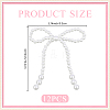 12Pcs Plastic Imitation Pearl Beads Cake Decoration AJEW-CP0010-61A-2