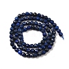 Natural Lapis Lazuli Beads Strands G-G059-4mm-3