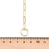 Brass Paperclip Chain Y Lariat Necklaces NJEW-H087-06G-G-5
