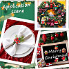 90Pcs 15 Styles Christmas Opaque Resin Cabochons RESI-SC0005-61-5