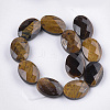 Natural Tiger Eye Beads Strands G-S354-16-2