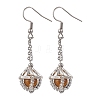 Glass Seed Beads Dangle Earrings EJEW-MZ00350-03-2