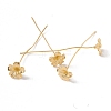Brass Flower Head Pins FIND-B009-10G-1
