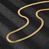 PVD Vacuum Plating 304 Stainless Steel Snake Chains Necklaces X-NJEW-O058-29G-2