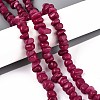 Dyed Natural Yellow Jade Beads Strands G-ZX005-13D-1