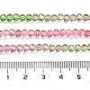 Transparent Painted Glass Beads Strands X1-DGLA-A034-T4mm-A18-3
