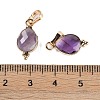 Natural Amethyst Faceted Pendans KK-L218-004G-01-3