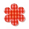 Tartan Pattern Acrylic Big Pendants LS-OACR-B008-B04-2