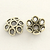 Tibetan Style Zinc Alloy Flower Bead Caps X-TIBE-Q033-33-1
