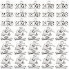 100Pcs 2 Styles Alloy Pendants FIND-SC0021-89AS-1
