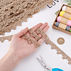 10 Yards Polyester Lace Ribbon OCOR-ME0001-05-3