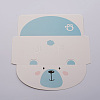 Animal Cartoon Paper Greeting Cards DIY-WH0161-09B-1