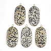 Natural Dalmatian Jasper Pendants G-S344-18C-1