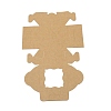 Square Kraft Paper Candy Boxes CON-WH0081-25-2