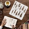 Large Plastic Reusable Drawing Painting Stencils Templates DIY-WH0172-612-3