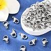 Tarnish Resistant 316 Surgical Stainless Steel Lobster Claw Clasps STAS-316-FL12A-6