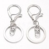 Iron Split Key Rings Keychain Clasp Findings PALLOY-J682-02P-1