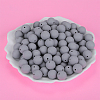 Round Silicone Focal Beads SI-JX0046A-99-6