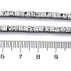 Electroplated Natural Lava Rock Beads Strands G-A256-B01-02E-4