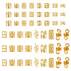 170Pcs 17 Styles Iron Hair Coil Cuffs OHAR-TA0001-12G-3