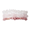 3Pcs 3 Styles Natural Mixed Gemstone Chips Stretch Bracelets Set BJEW-JB11060-02-1