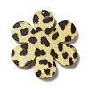 Leopard Print Pattern Acrylic Big Pendants LS-OACR-B008-C01-2
