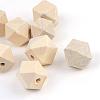 Unfinished Wood Beads WOOD-S661-10-1