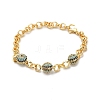 Brass Rolo Chains Bracelets BJEW-B145-04G-2