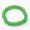 Round Glass Stretch Bracelets BJEW-F235-04-2