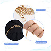 Beadthoven 3Pcs 3 Colors Bag Strap Chains FIND-BT0001-08-5