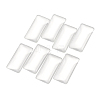 Kissitty Transparent Rectangle Glass Cabochons GGLA-KS0001-02-2