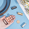 6Pcs 3 Colors Alloy Loop Keepers FIND-GF0009-14-3