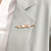 ® 16Pcs 16 Style Resin Imitation Gemstone & Crystal Rhinestone Beaded Safety Pin Brooches JEWB-PH0001-27-6