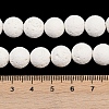 Synthetic Lava Rock Beads Strands G-S397-D02-8mm-4
