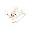 3Pcs 3 Colors Halloween Enamel Brooch Pins JEWB-TA00020-5