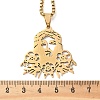 201 Stainless Steel Religion Jesus Pendant Necklaces LS-NJEW-H065-01G-3