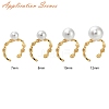 Brass Cuff Finger Ring Settings LS-KK-L219-15A-G-4