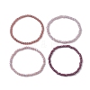 4Pcs 4 Styles Glass Seed Beaded Stretch Bracelet Sets BJEW-JB10606-4