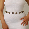 Alloy Flower Link Chain Waist Belly Chains for Women FS-WGE04C8-02-1