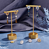 4 Pairs 2 Colors 304 Stainless Steel Stud Earring Findings STAS-UN0038-06-2