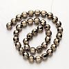 Electroplate Non-magnetic Synthetic Hematite Bead Strands G-F300-30-06-2