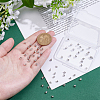 60Pcs Brass Crimp Beads KK-UN0005-27-2