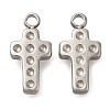 Anti-Tarnish 304 Stainless Steel Charms STAS-P369-12P-1