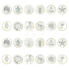 Natural Freshwater Shell Pendants SHEL-CJ0001-05-1