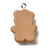 Christmas Opaque Resin Pendants CRES-D016-02B-2