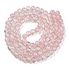 Transparent Crackle Baking Painted Glass Beads Strands X1-DGLA-T003-01A-13-2