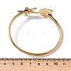 304 Stainless Steel Cat Eye Cuff Bangles BJEW-L719-02A-G-5
