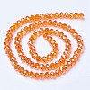 Electroplate Glass Beads Strands LS-EGLA-A034-T8mm-B16-2